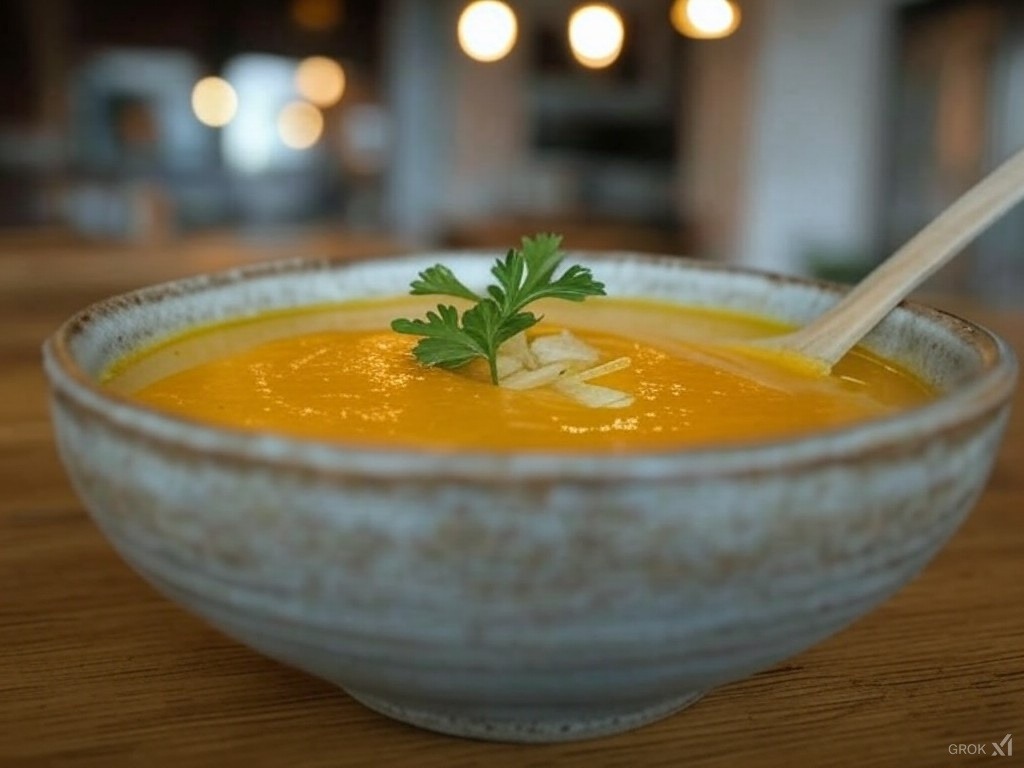 Zupa dyniowa z imbirem