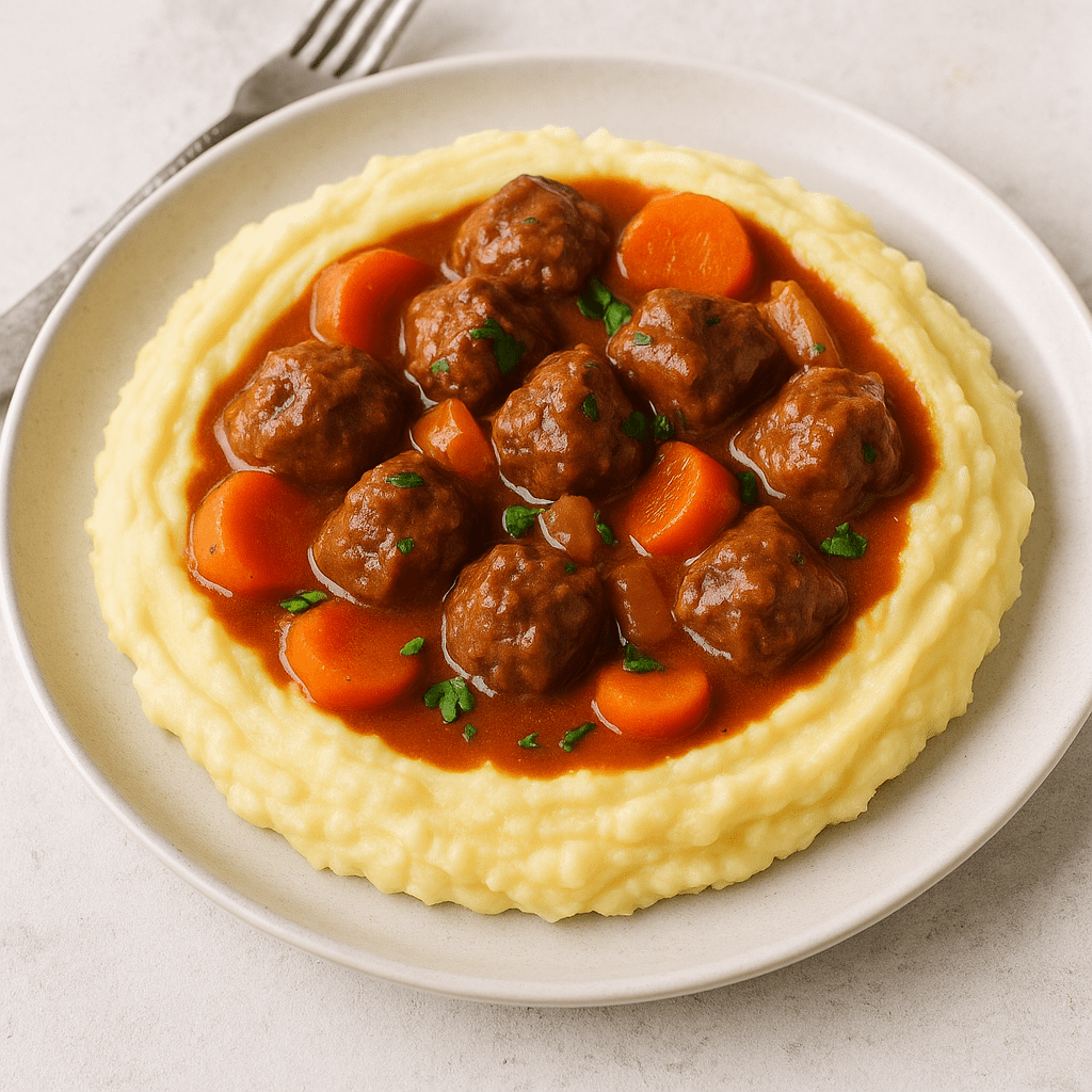 Kurczak w kremowym sosie z pieczarkami