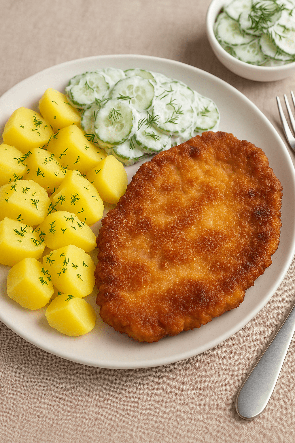 schabowy z ziemniakami