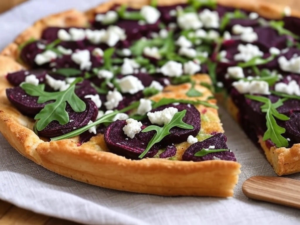 Tarta z burakiem i fetą