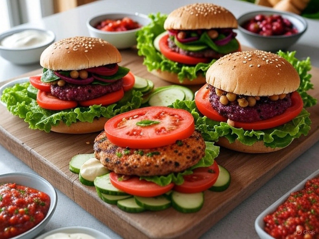 Wegańskie Burgery w kuchni