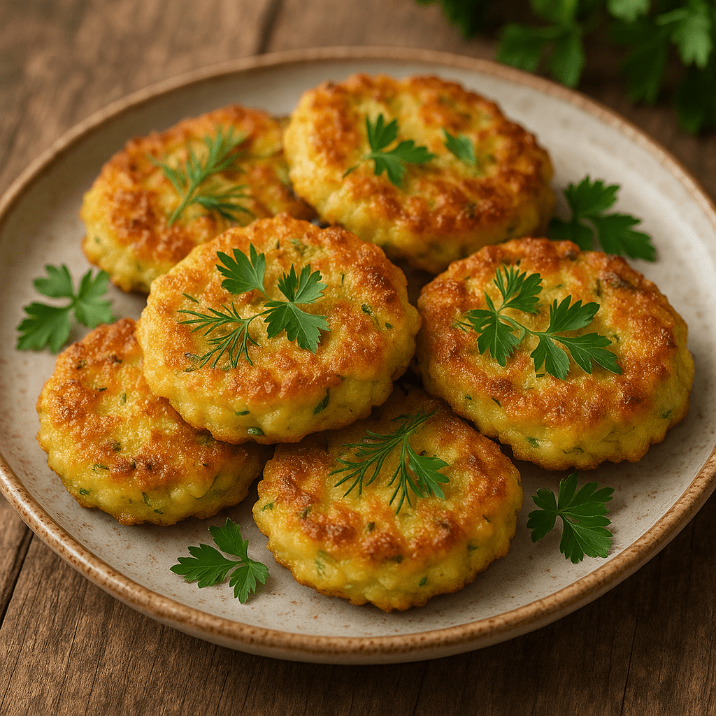 kotleciki na talerzu