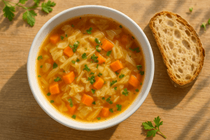 zupa z młodej kapusty