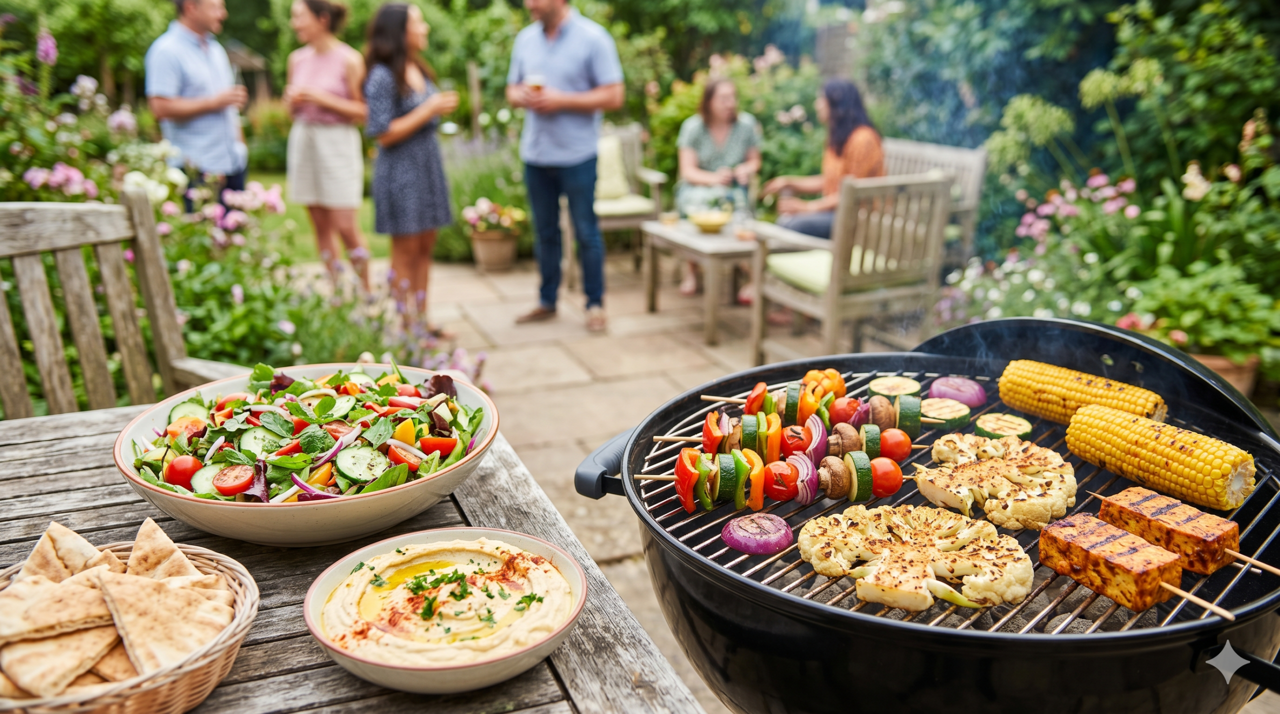 grill na zewnątrz domu