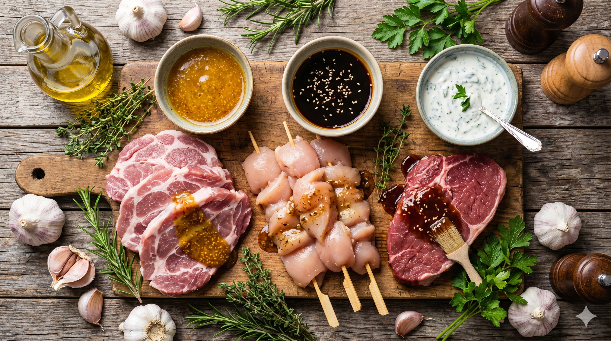 marynowanie mięsa na grilla