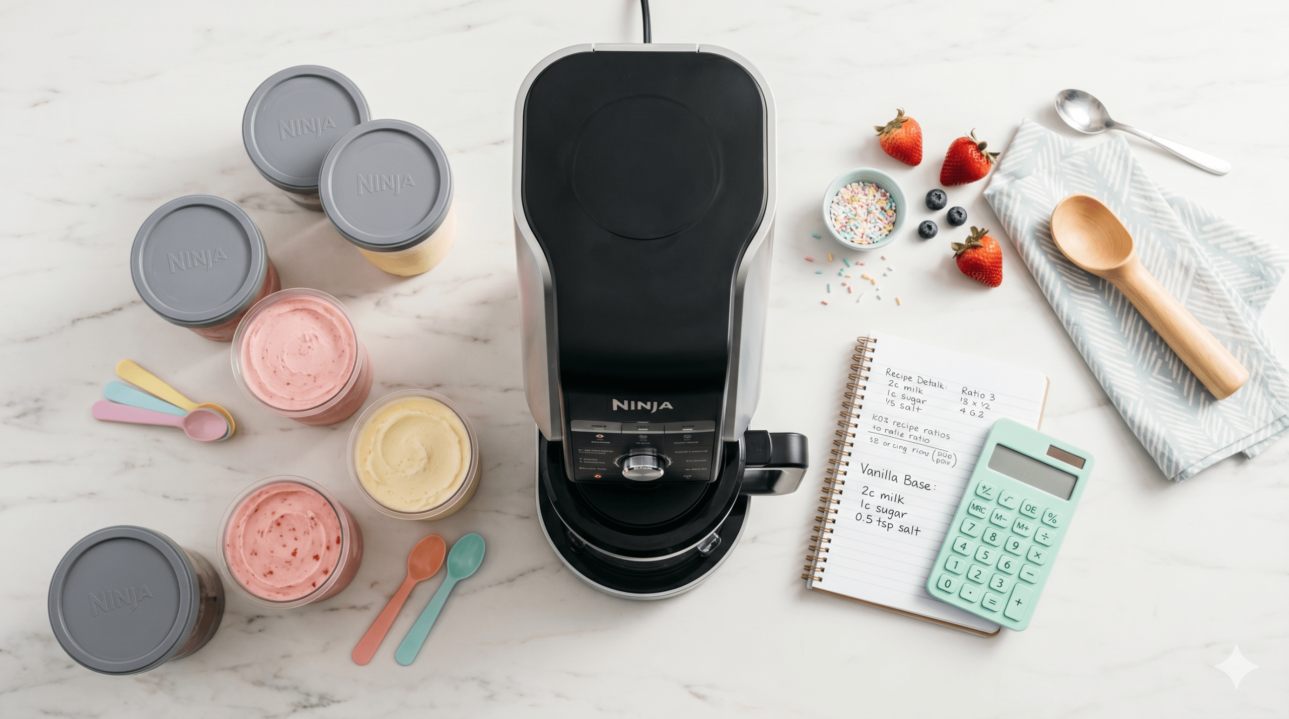 maszynka do lodów Ninja Creami na blacie